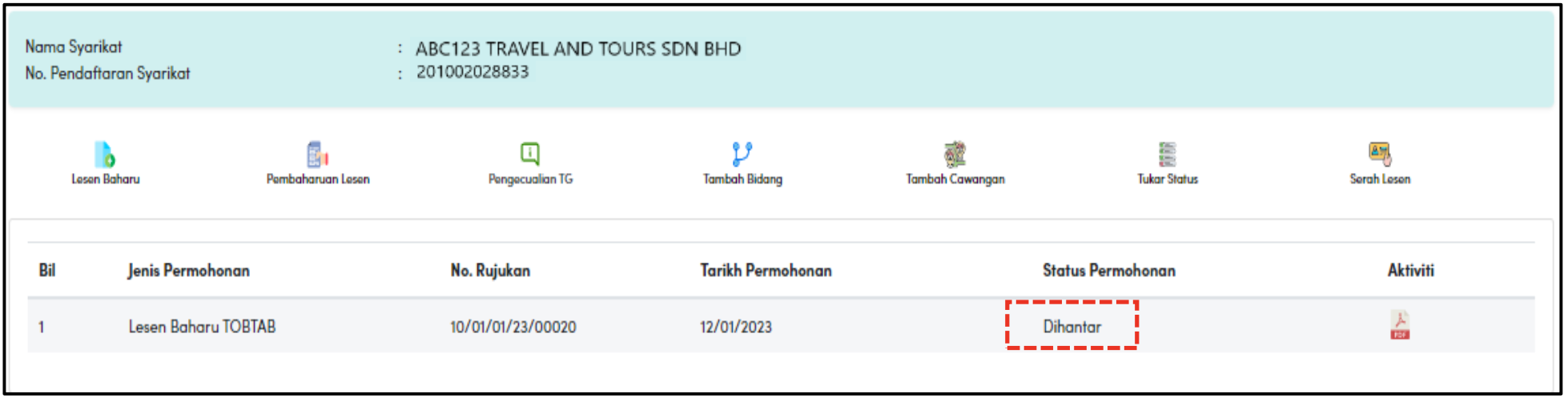 Lesen Baharu TOBTAB   9.24.18 PM